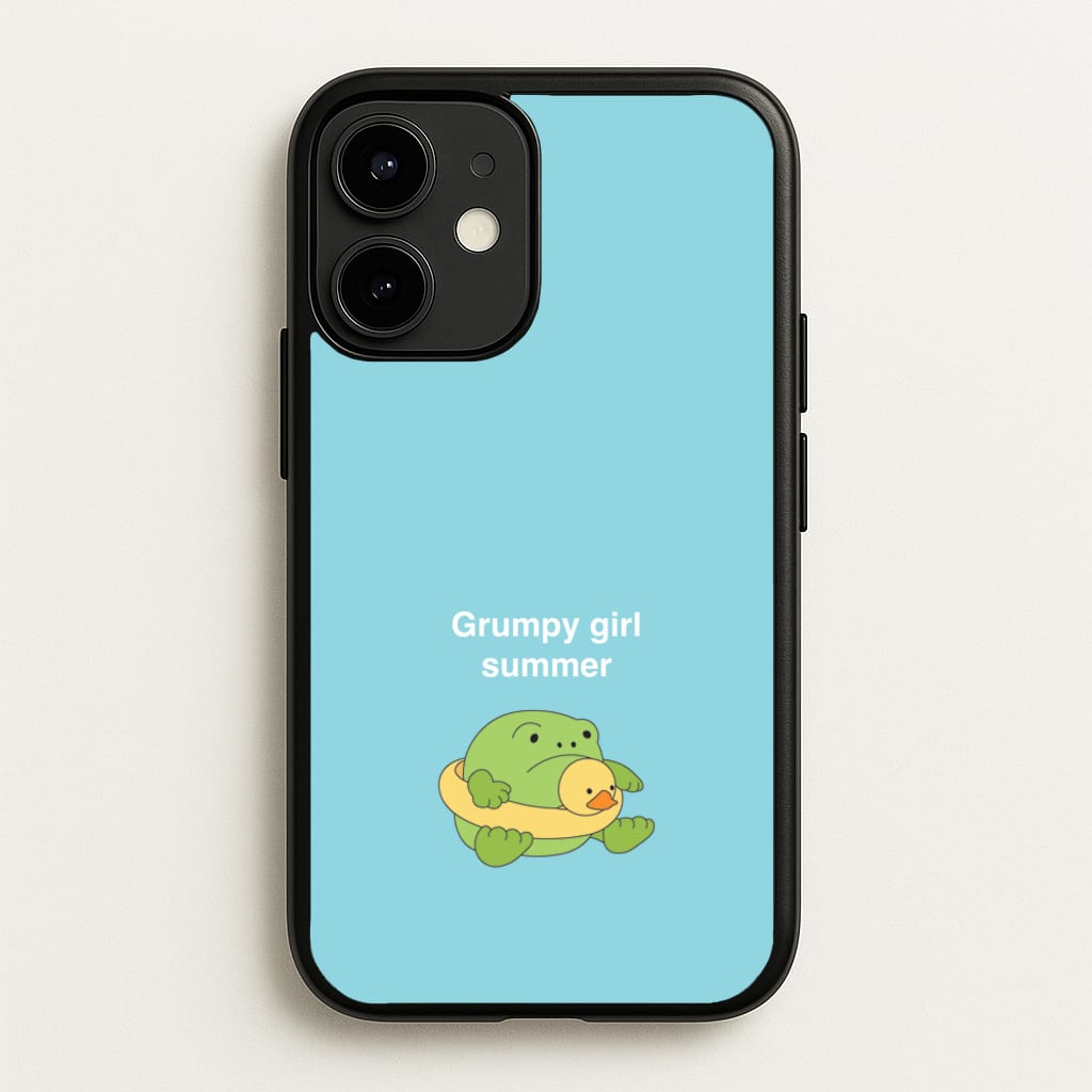 Grumpy Girl Summer - Plushy - Plushy Phone Case for iPhone 12 Mini