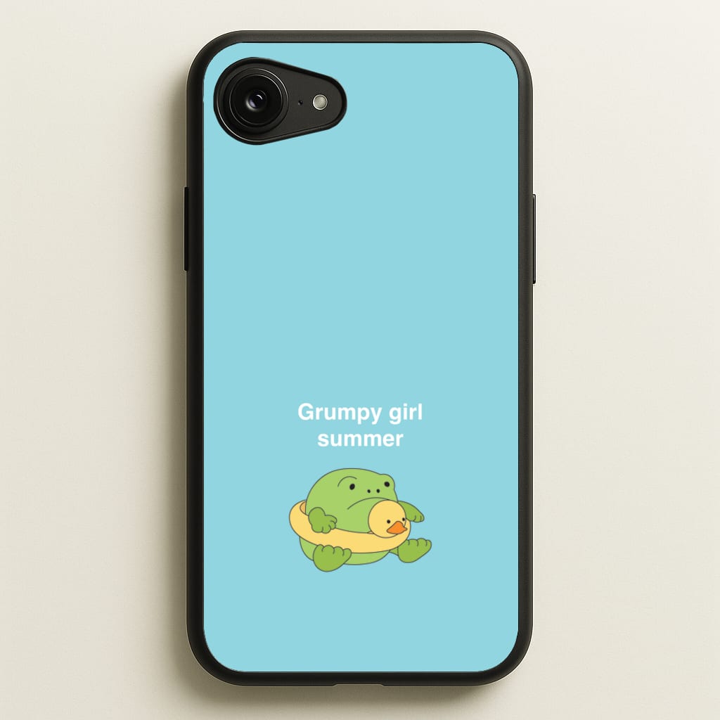 Grumpy Girl Summer - Plushy - Plushy Phone Case for iPhone 16e