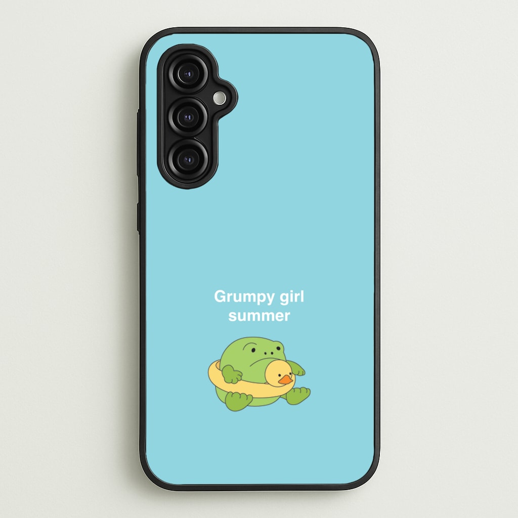 Grumpy Girl Summer - Plushy - Plushy Phone Case for Galaxy A14