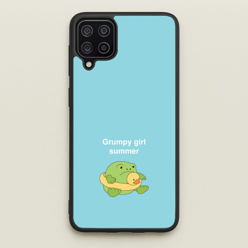 Grumpy Girl Summer - Plushy - Plushy Phone Case for Galaxy A12