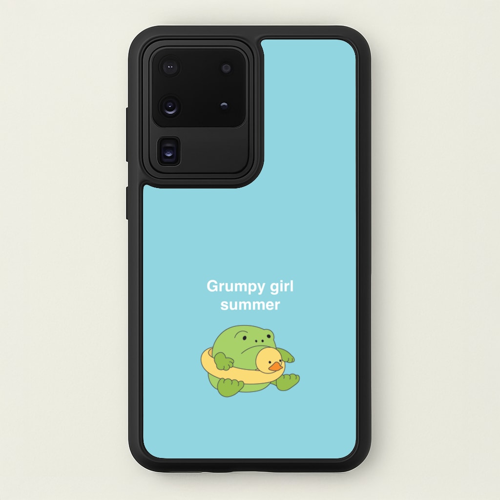 Grumpy Girl Summer - Plushy - Plushy Phone Case for Galaxy S20 Ultra