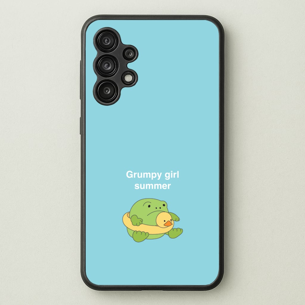 Grumpy Girl Summer - Plushy - Plushy Phone Case for Galaxy A13