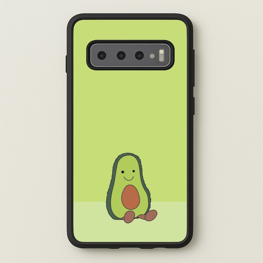 Avocado - Plushy - Plushy Phone Case for Galaxy S10 Plus