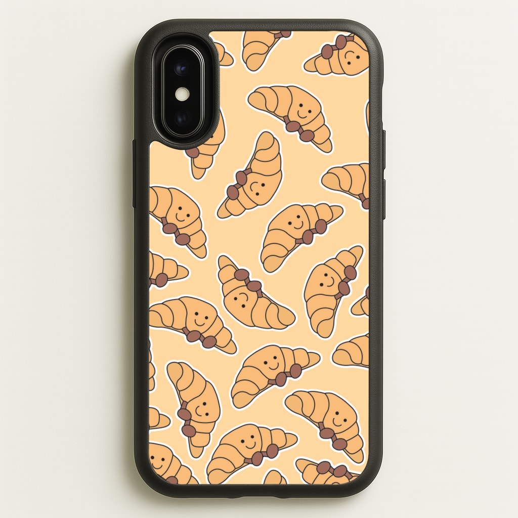 Croissant - Plushy - Plushy Phone Case for iPhone X / XS