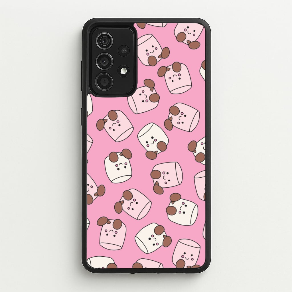 Marshmello - Plushy - Plushy Phone Case for Galaxy A52 / A52s