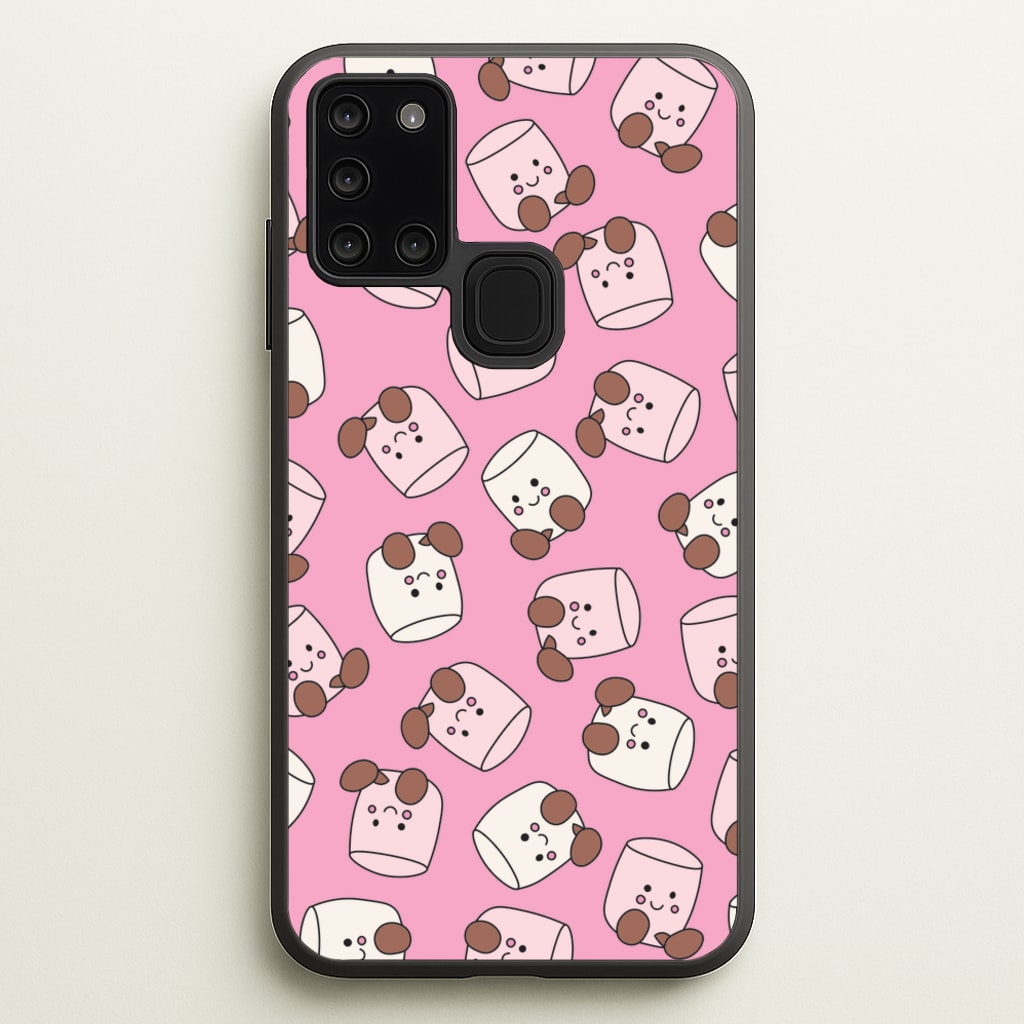 Marshmello - Plushy - Plushy Phone Case for Galaxy A21s