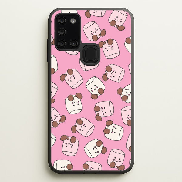 Marshmello - Plushy - Plushy Phone Case for Galaxy A21s