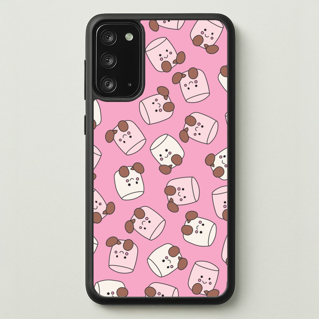 Marshmello - Plushy - Plushy Phone Case for Galaxy Note 20