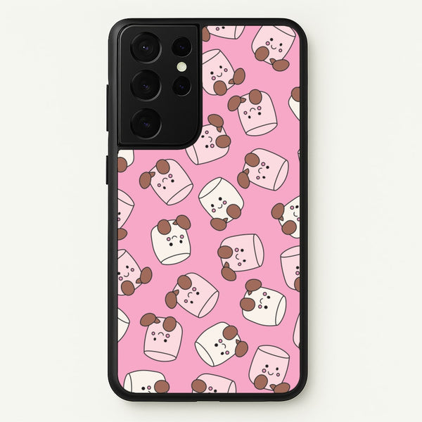 Marshmello - Plushy - Plushy Phone Case for Galaxy S21 Ultra