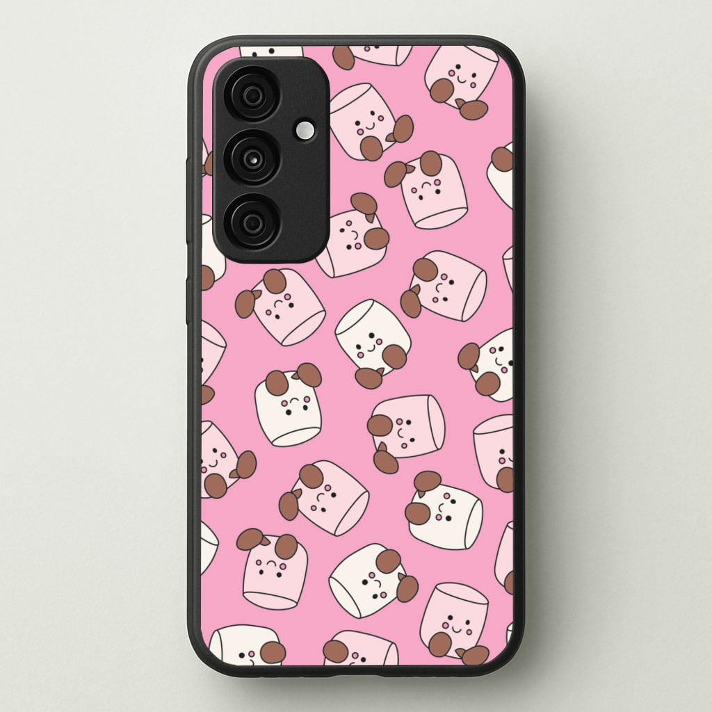 Marshmello - Plushy - Plushy Phone Case for Galaxy A55