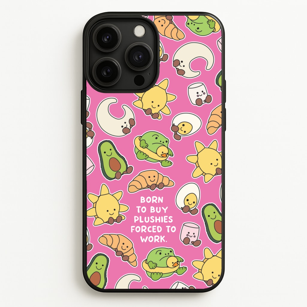 Born To Buy Plushy - Plushy Phone Case for iPhone 13 Pro Max