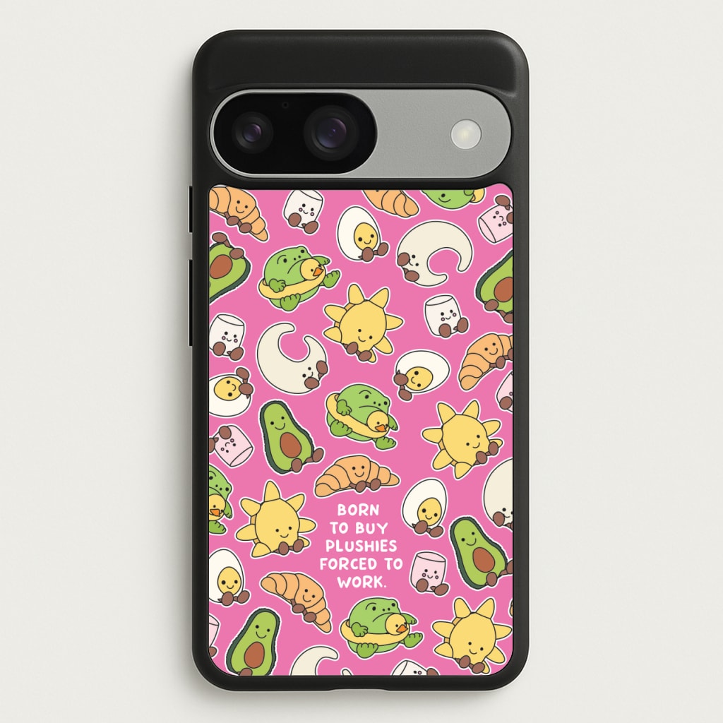Born To Buy Plushy - Plushy Phone Case for Google Pixel 9 / 9 Pro
