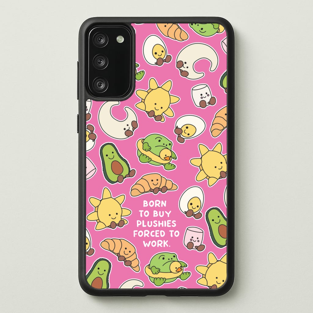 Born To Buy Plushy - Plushy Phone Case for Galaxy S20