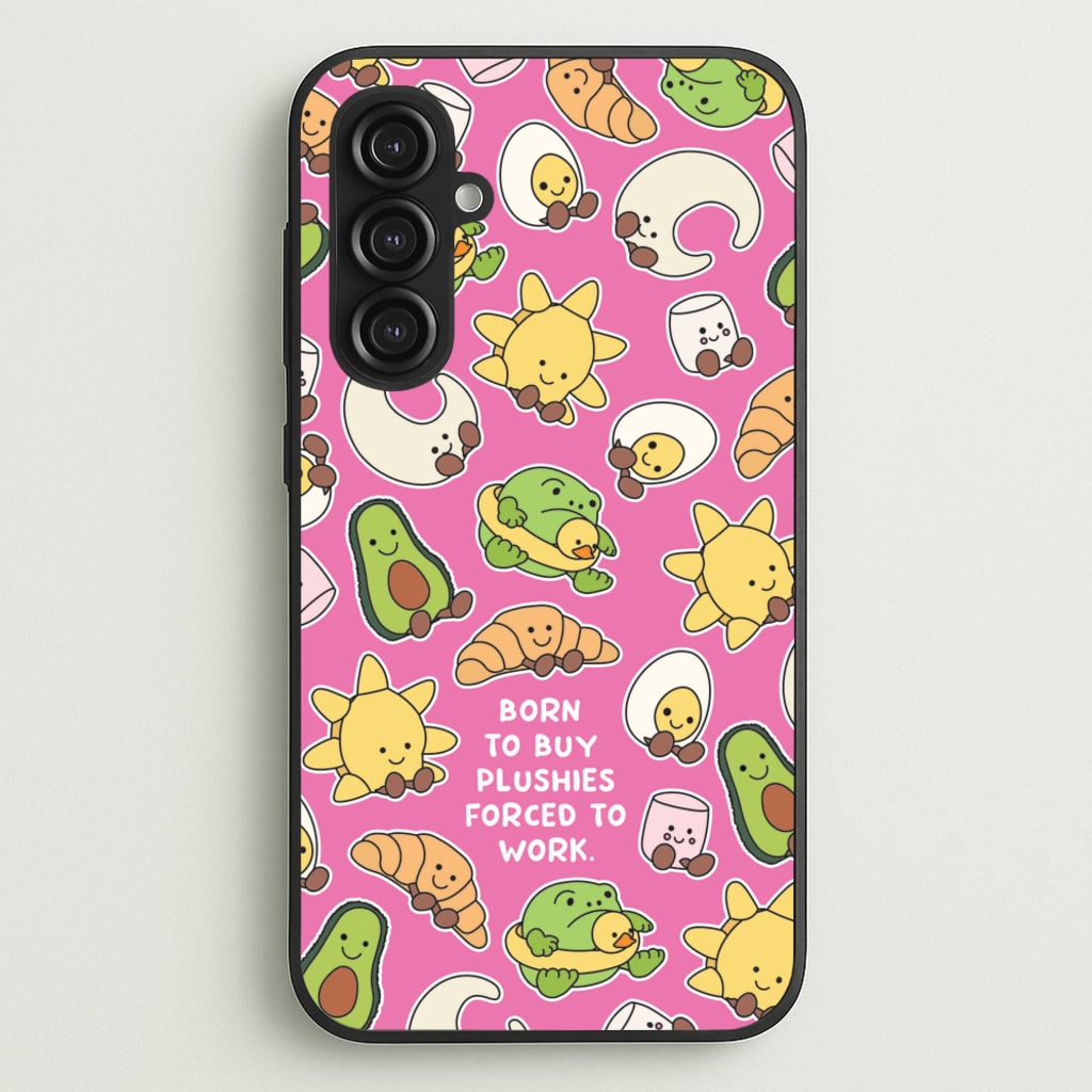 Born To Buy Plushy - Plushy Phone Case for Galaxy S23FE