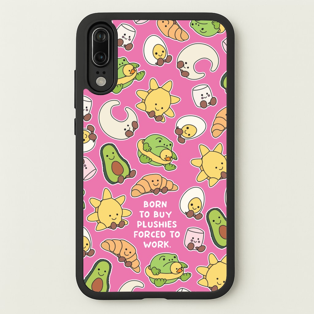 Born To Buy Plushy - Plushy Phone Case for Huawei P20