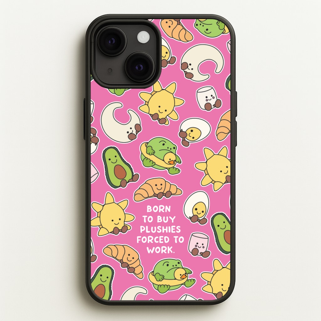 Born To Buy Plushy - Plushy Phone Case for iPhone 13 Mini