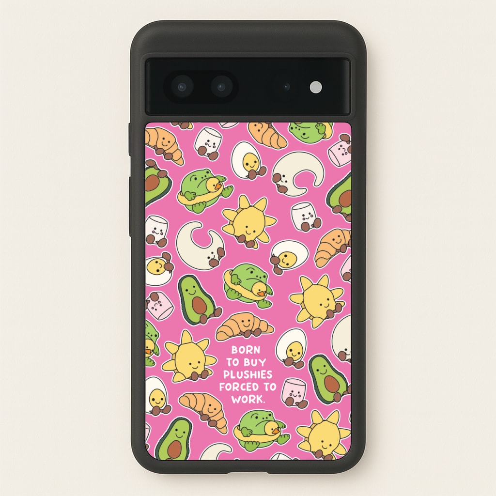 Born To Buy Plushy - Plushy Phone Case for Google Pixel 7