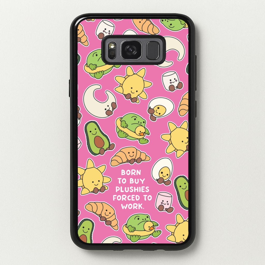 Born To Buy Plushy - Plushy Phone Case for Galaxy S8