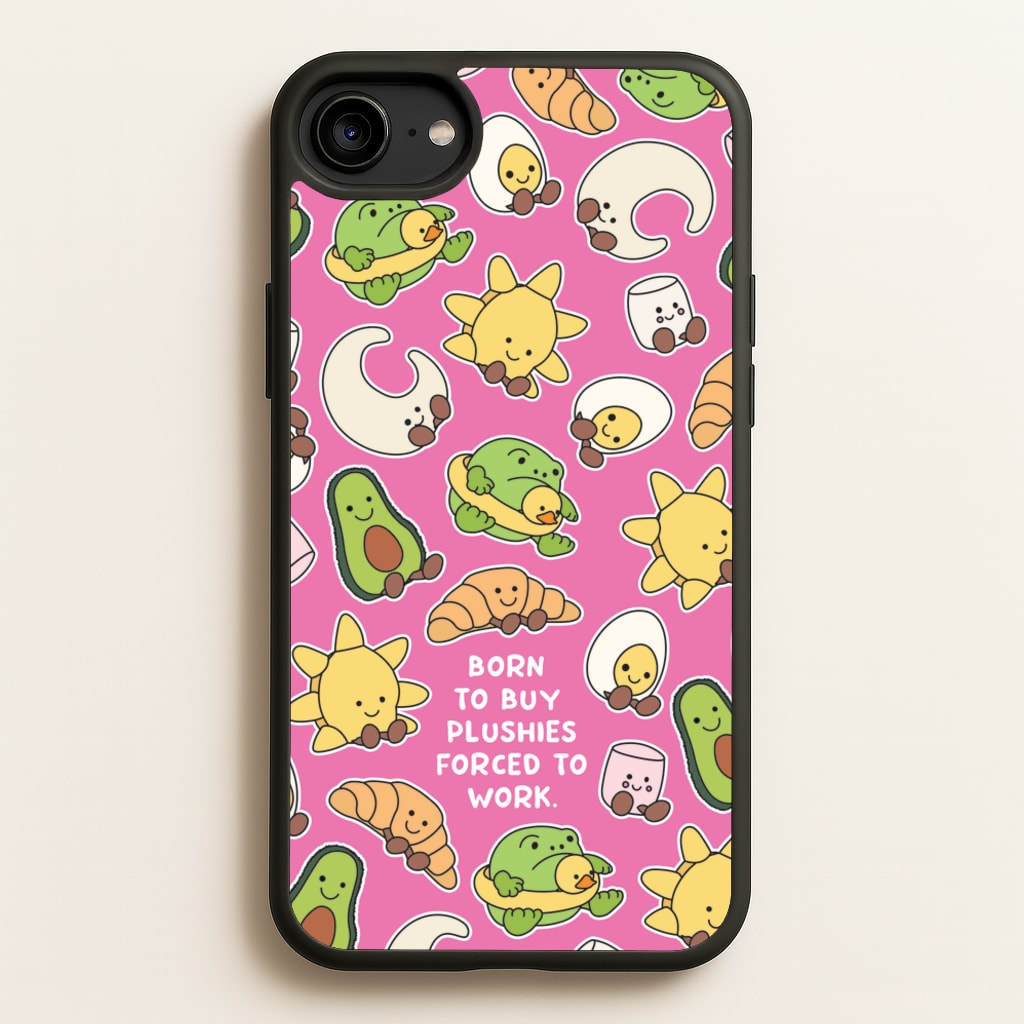 Born To Buy Plushy - Plushy Phone Case for iPhone 6 / 7 / 8 / SE