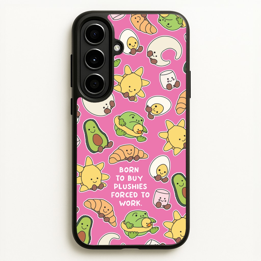 Born To Buy Plushy - Plushy Phone Case for Galaxy A56