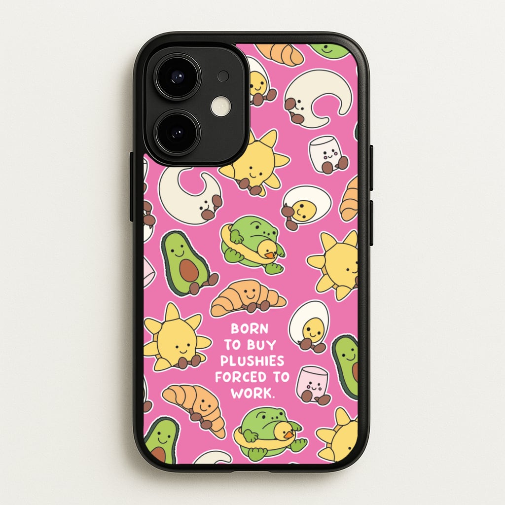 Born To Buy Plushy - Plushy Phone Case for iPhone 12 / 12 Pro