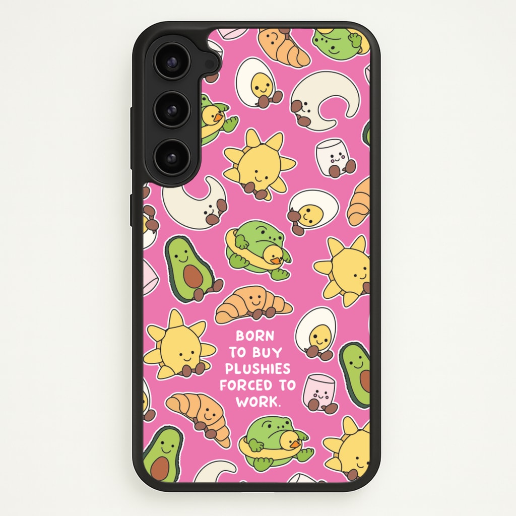 Born To Buy Plushy - Plushy Phone Case for Galaxy S23 Plus