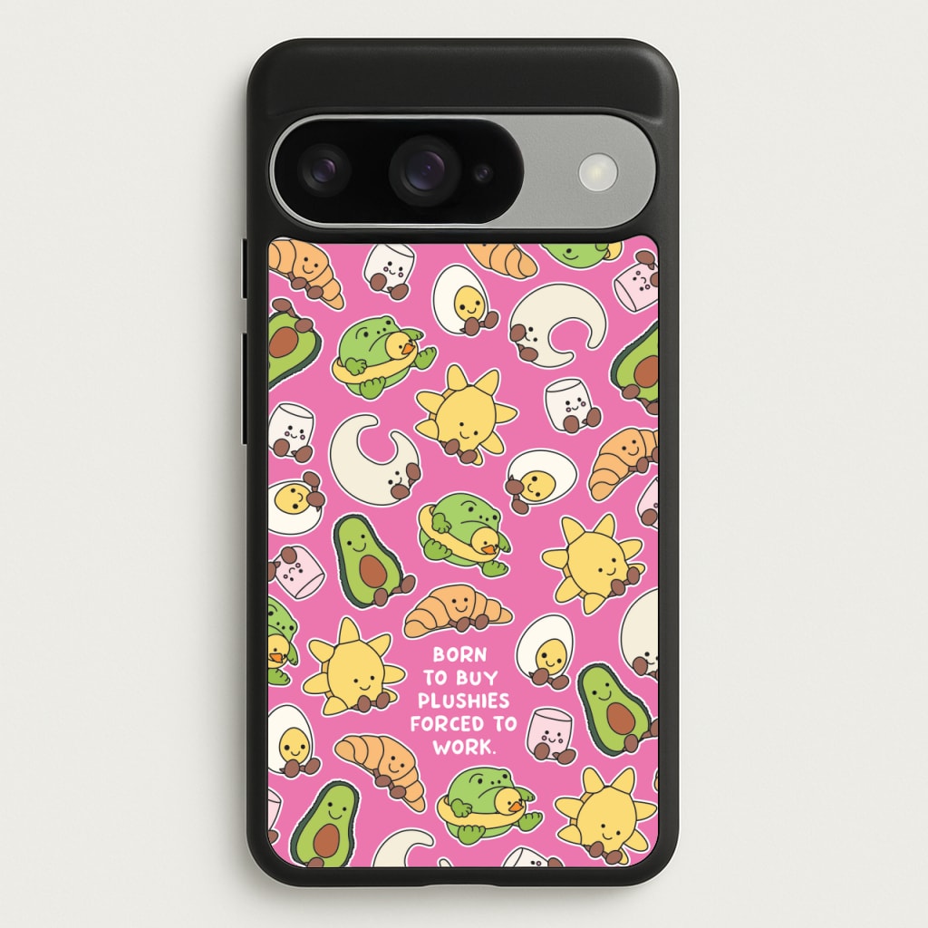 Born To Buy Plushy Phone Case for Google Pixel 10 / 10 Pro