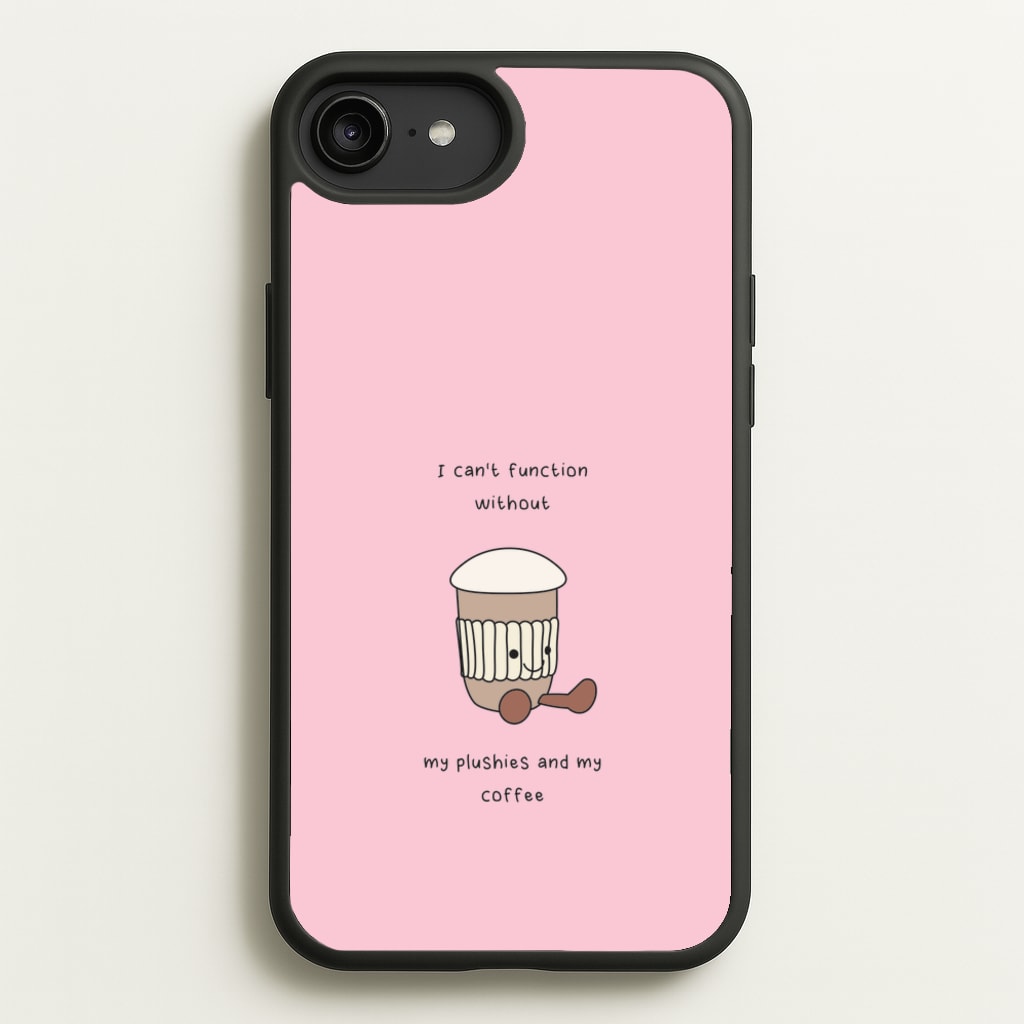 Coffee - Plushy - Plushy Phone Case for iPhone 6 Plus / 7 Plus / 8 Plus