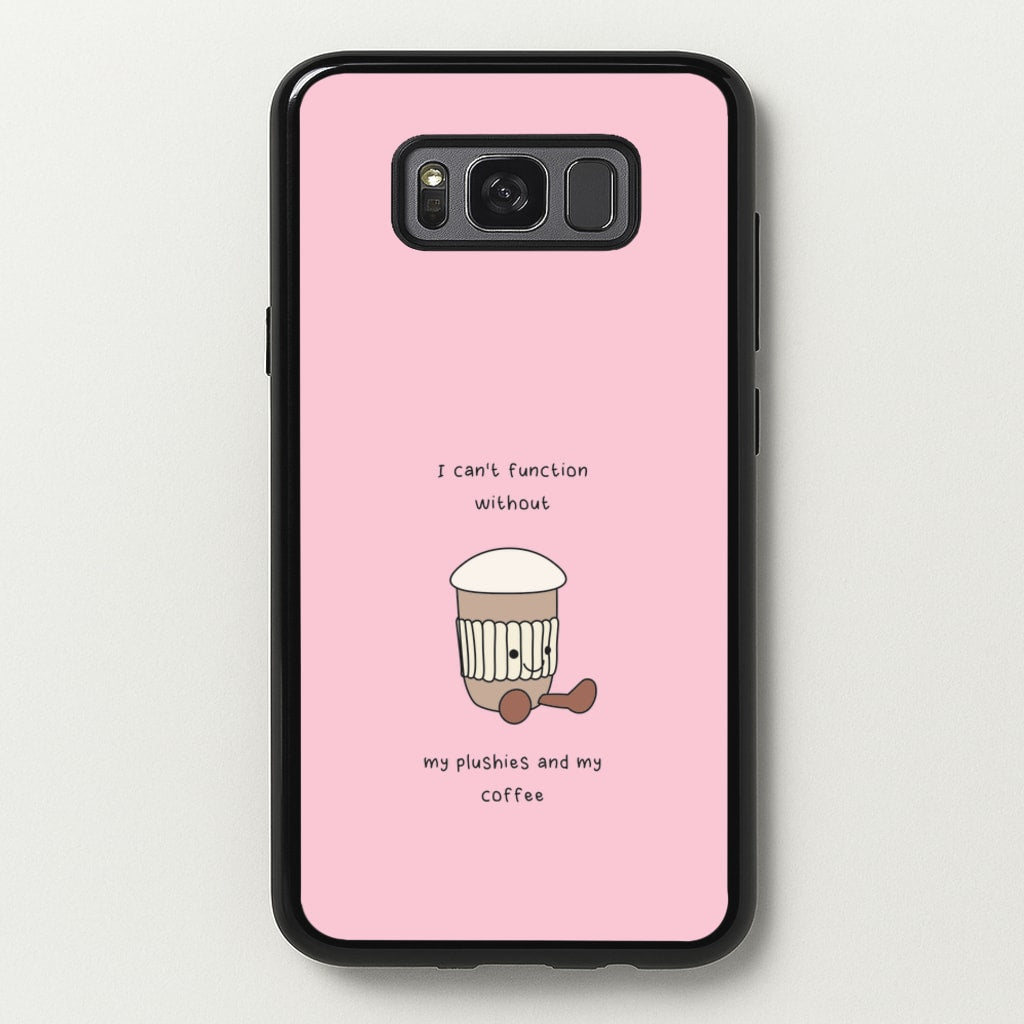 Coffee - Plushy - Plushy Phone Case for Galaxy S8 Plus