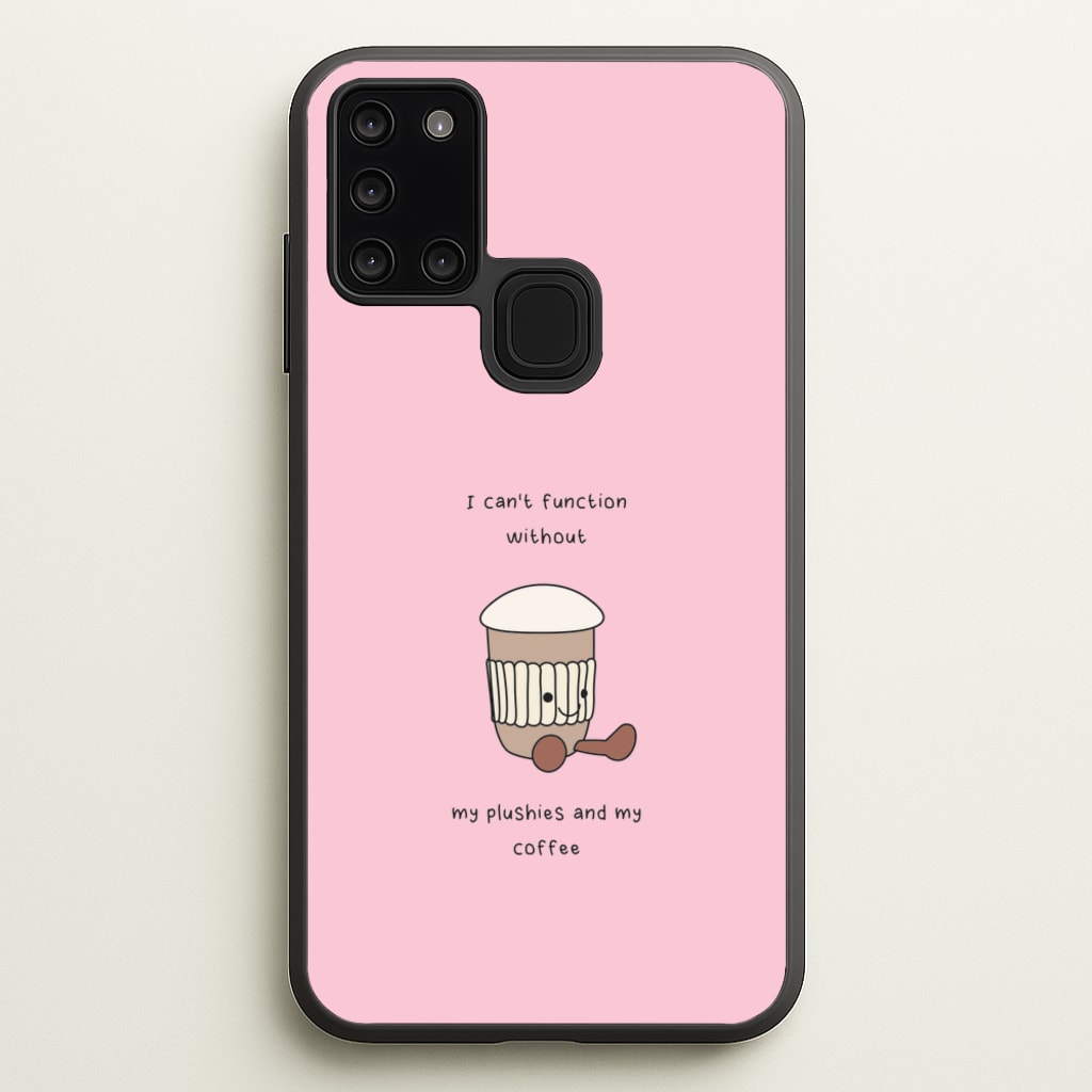 Coffee - Plushy - Plushy Phone Case for Galaxy A21s