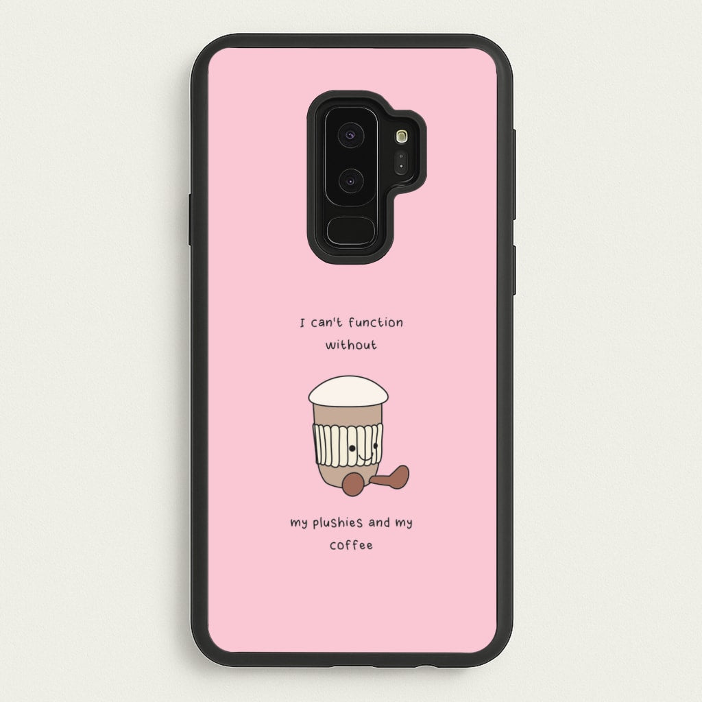 Coffee - Plushy - Plushy Phone Case for Galaxy S9 Plus