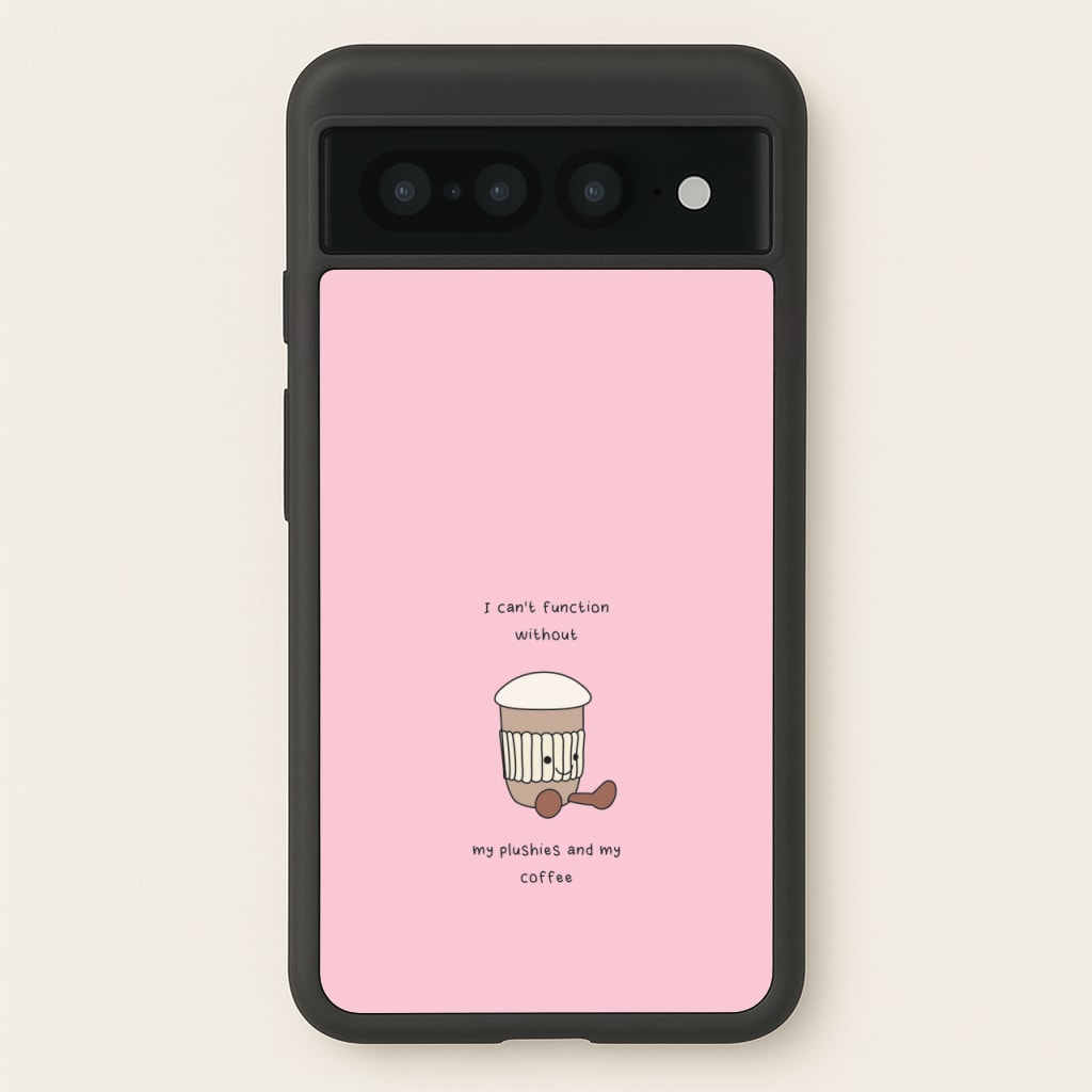 Coffee - Plushy - Plushy Phone Case for Google Pixel 7 Pro