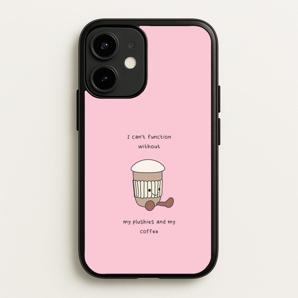 Coffee - Plushy - Plushy Phone Case for iPhone 12 / 12 Pro