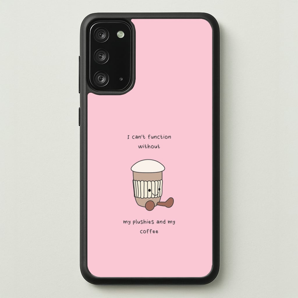 Coffee - Plushy - Plushy Phone Case for Galaxy Note 20
