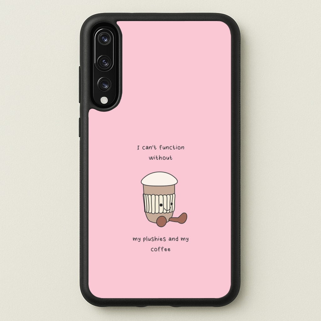 Coffee - Plushy - Plushy Phone Case for Huawei P20 Pro