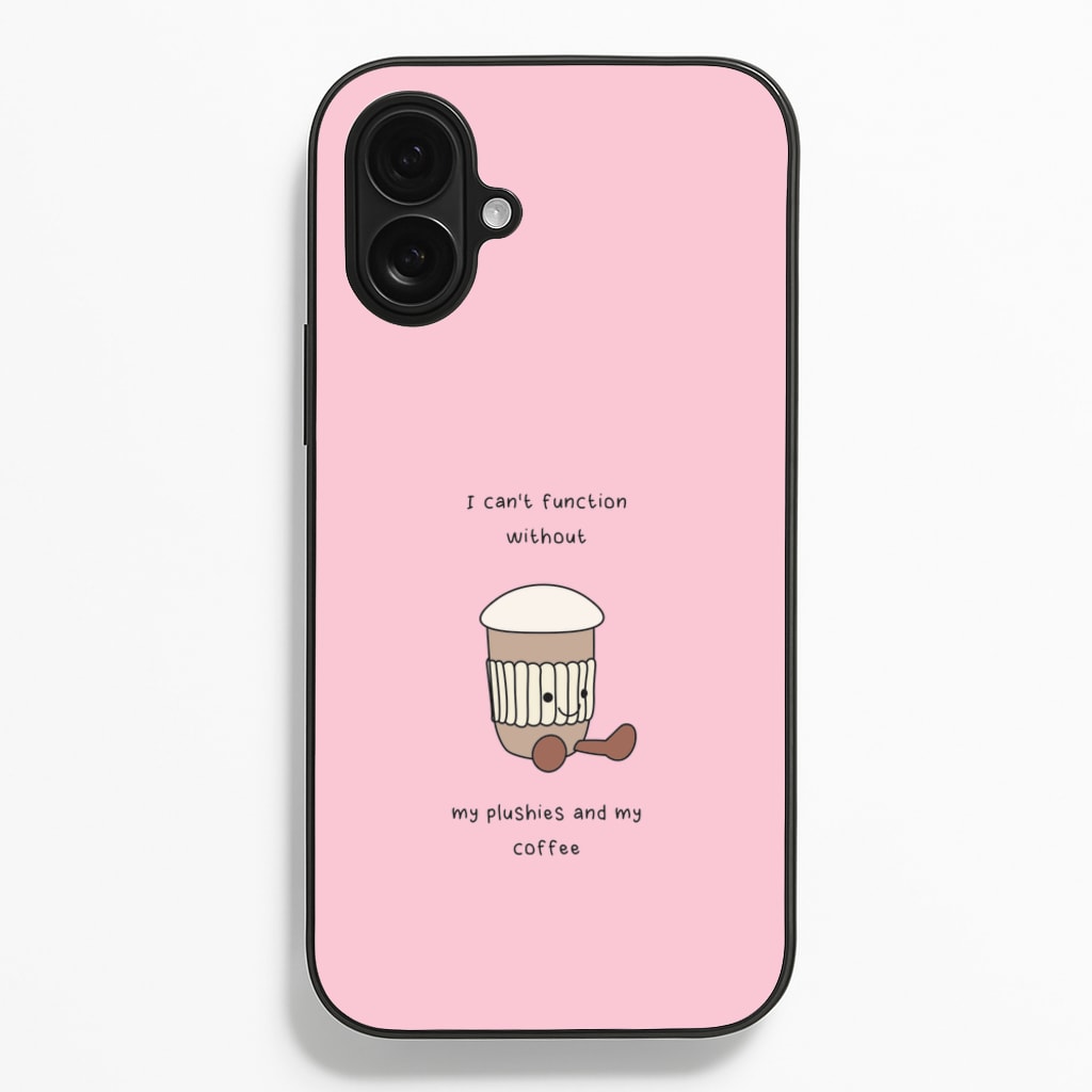Coffee - Plushy - Plushy Phone Case for iPhone 16 Plus