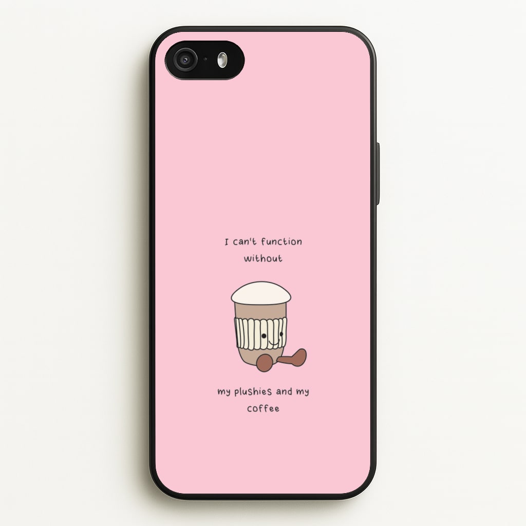 Coffee - Plushy - Plushy Phone Case for iPhone 5 / 5s / SE 2016