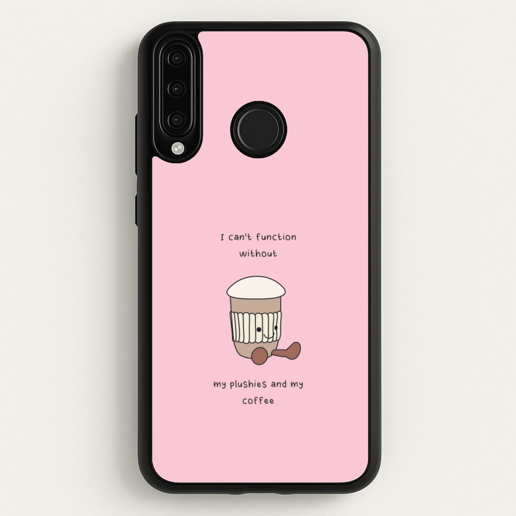 Coffee - Plushy - Plushy Phone Case for Huawei P30 Lite