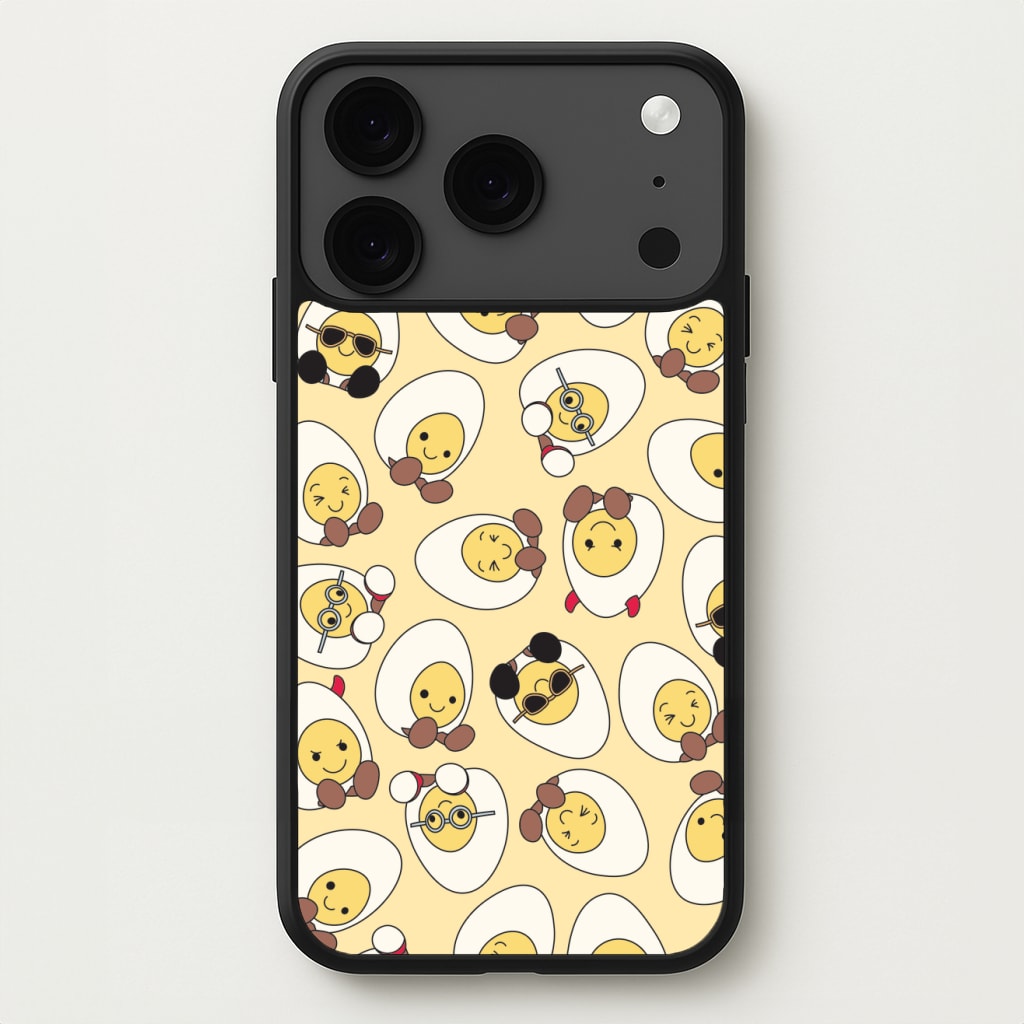 Egg Pattern - Plushy Phone Case for iPhone 17 Pro