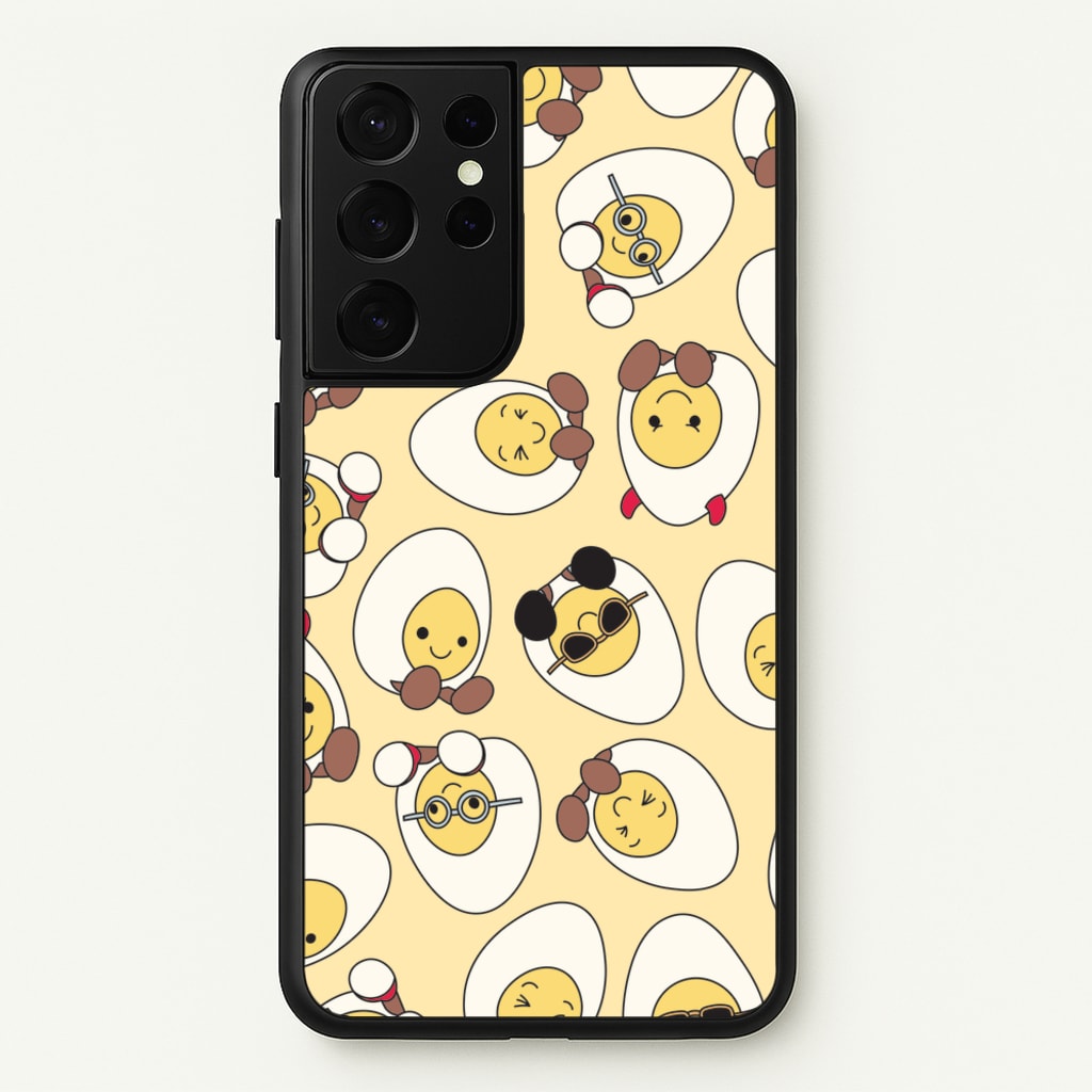 Egg Pattern - Plushy - Plushy Phone Case for Galaxy S21 Ultra