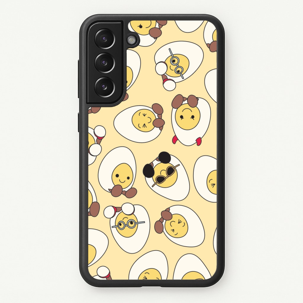 Egg Pattern - Plushy - Plushy Phone Case for Galaxy S21FE