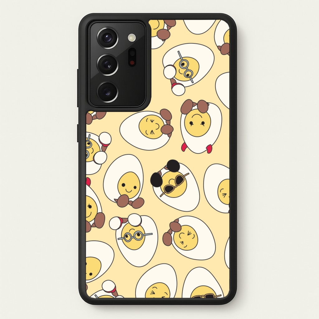 Egg Pattern - Plushy - Plushy Phone Case for Galaxy Note 20 Ultra