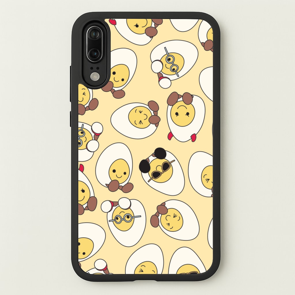 Egg Pattern - Plushy - Plushy Phone Case for Huawei P20