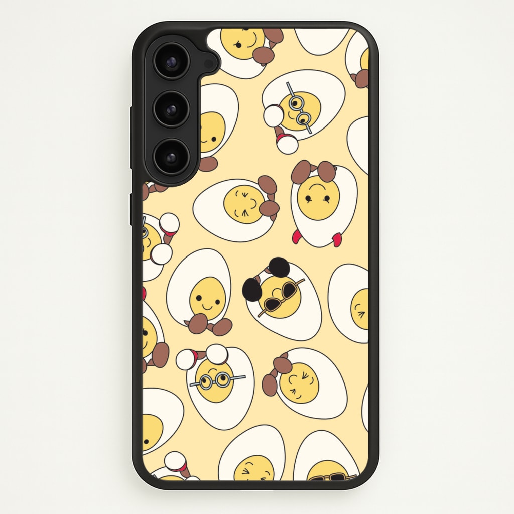 Egg Pattern - Plushy - Plushy Phone Case for Galaxy S23