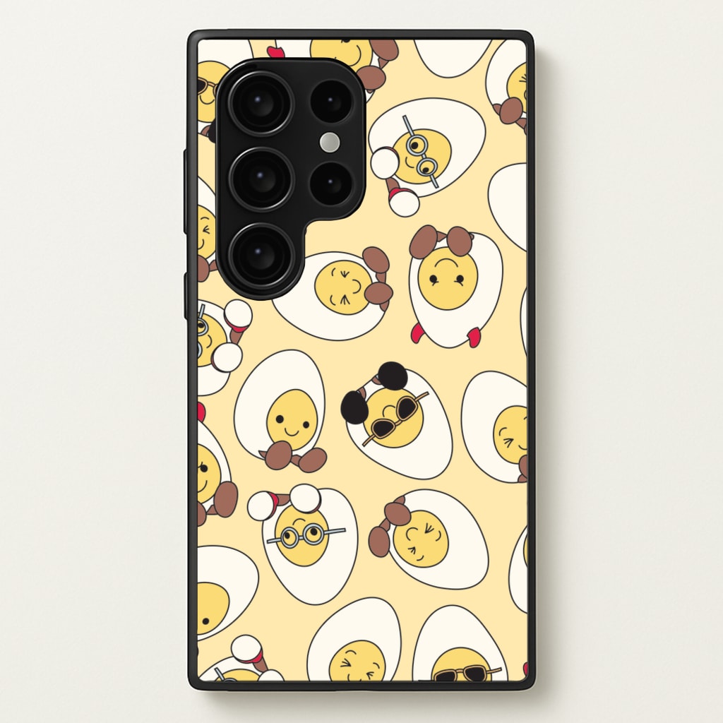 Egg Pattern - Plushy - Plushy Phone Case for Galaxy S24 Ultra