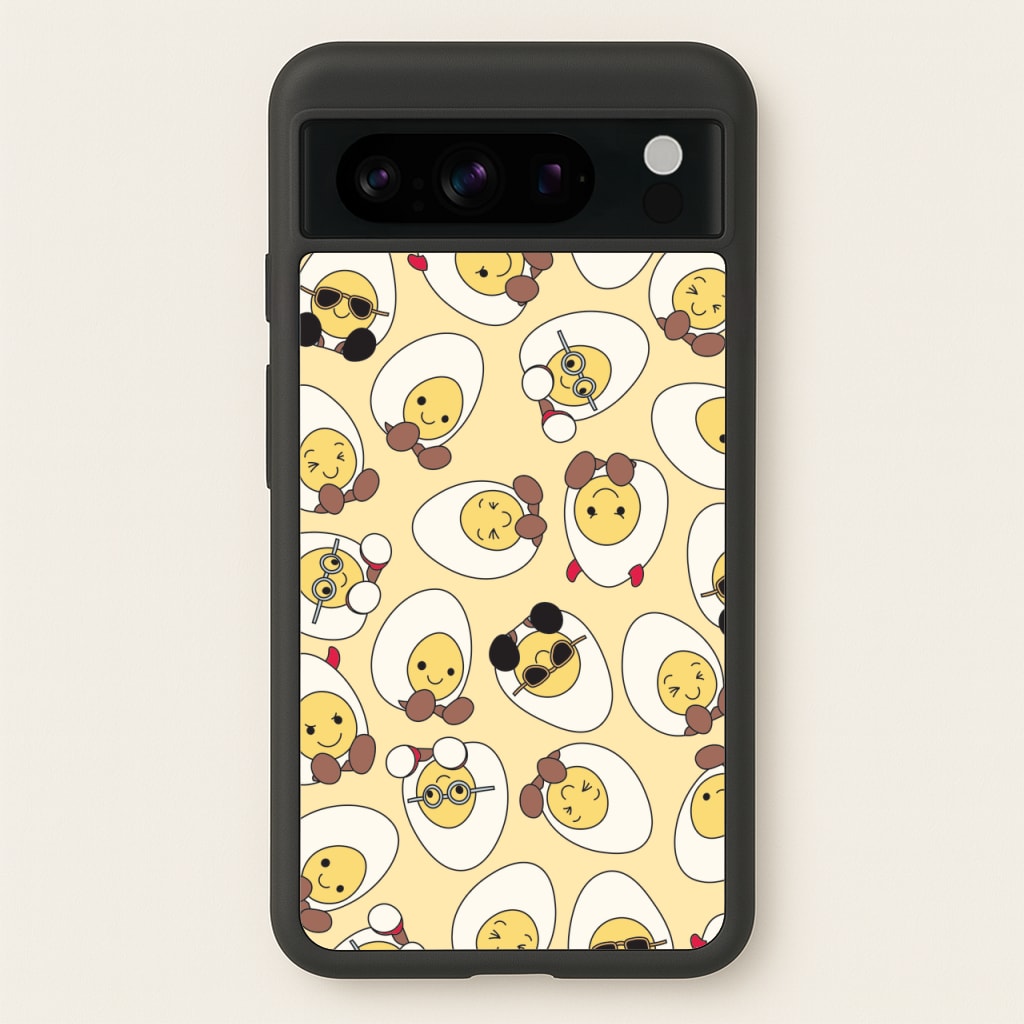Egg Pattern - Plushy - Plushy Phone Case for Google Pixel 8 Pro