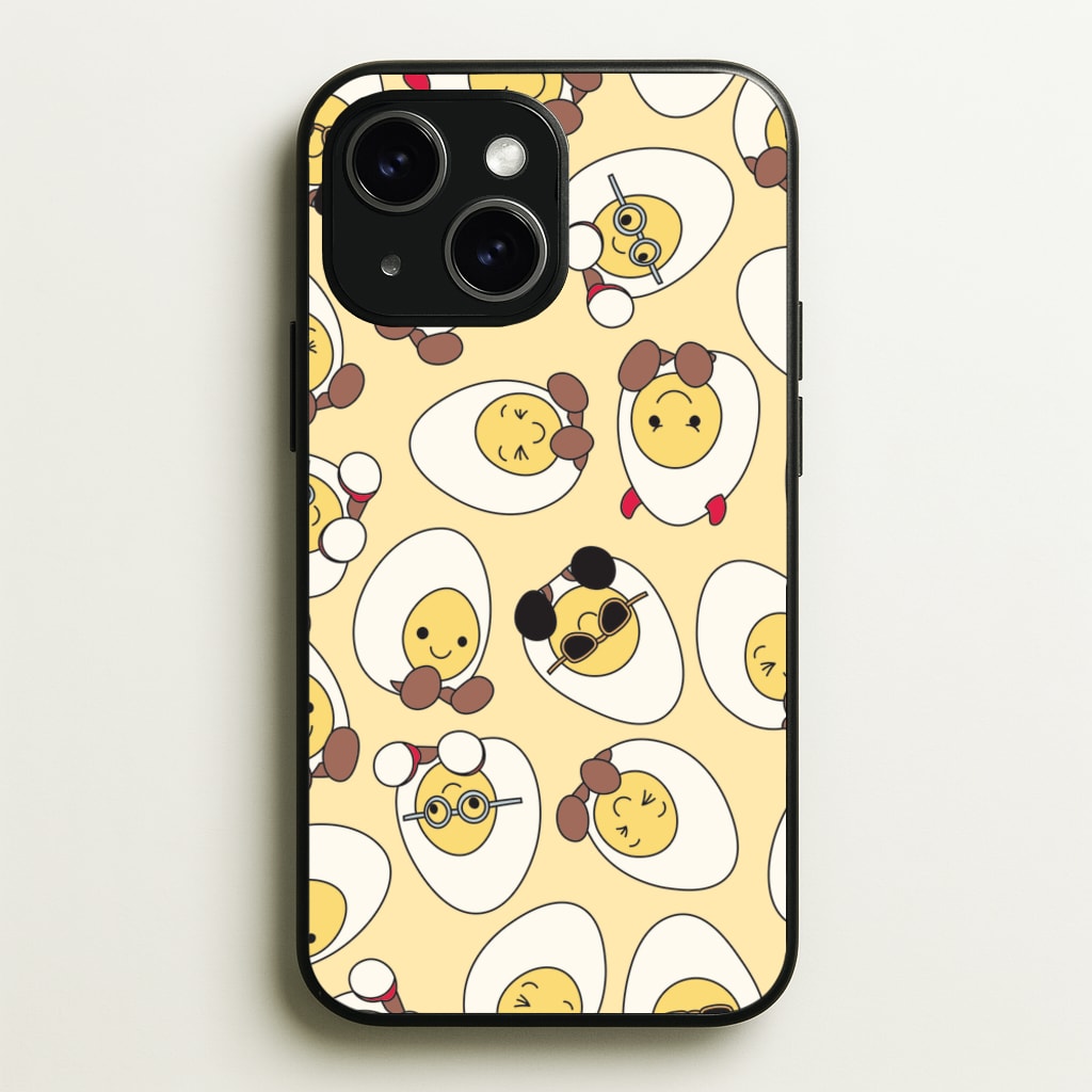Egg Pattern - Plushy - Plushy Phone Case for iPhone 14