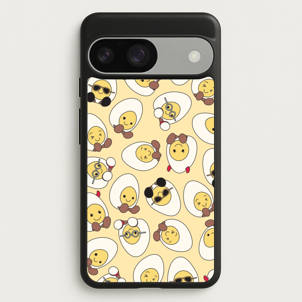 Egg Pattern - Plushy - Plushy Phone Case for Google Pixel 9 / 9 Pro