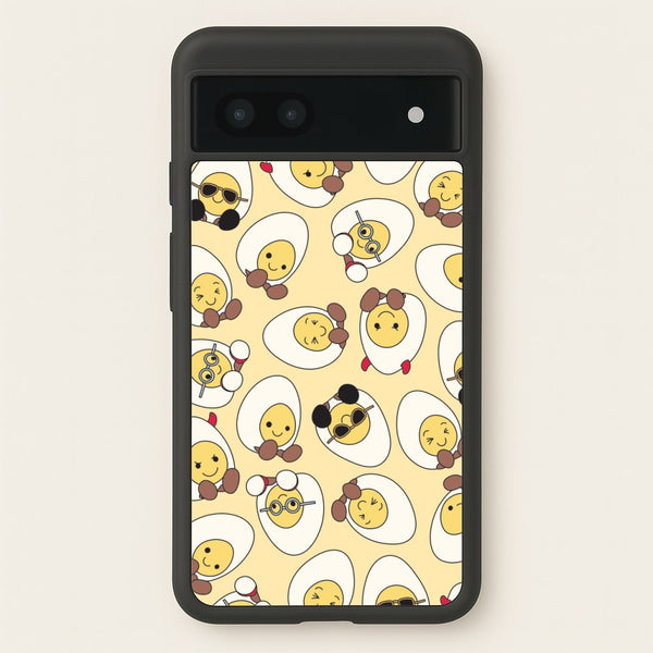 Egg Pattern - Plushy - Plushy Phone Case for Google Pixel 6a
