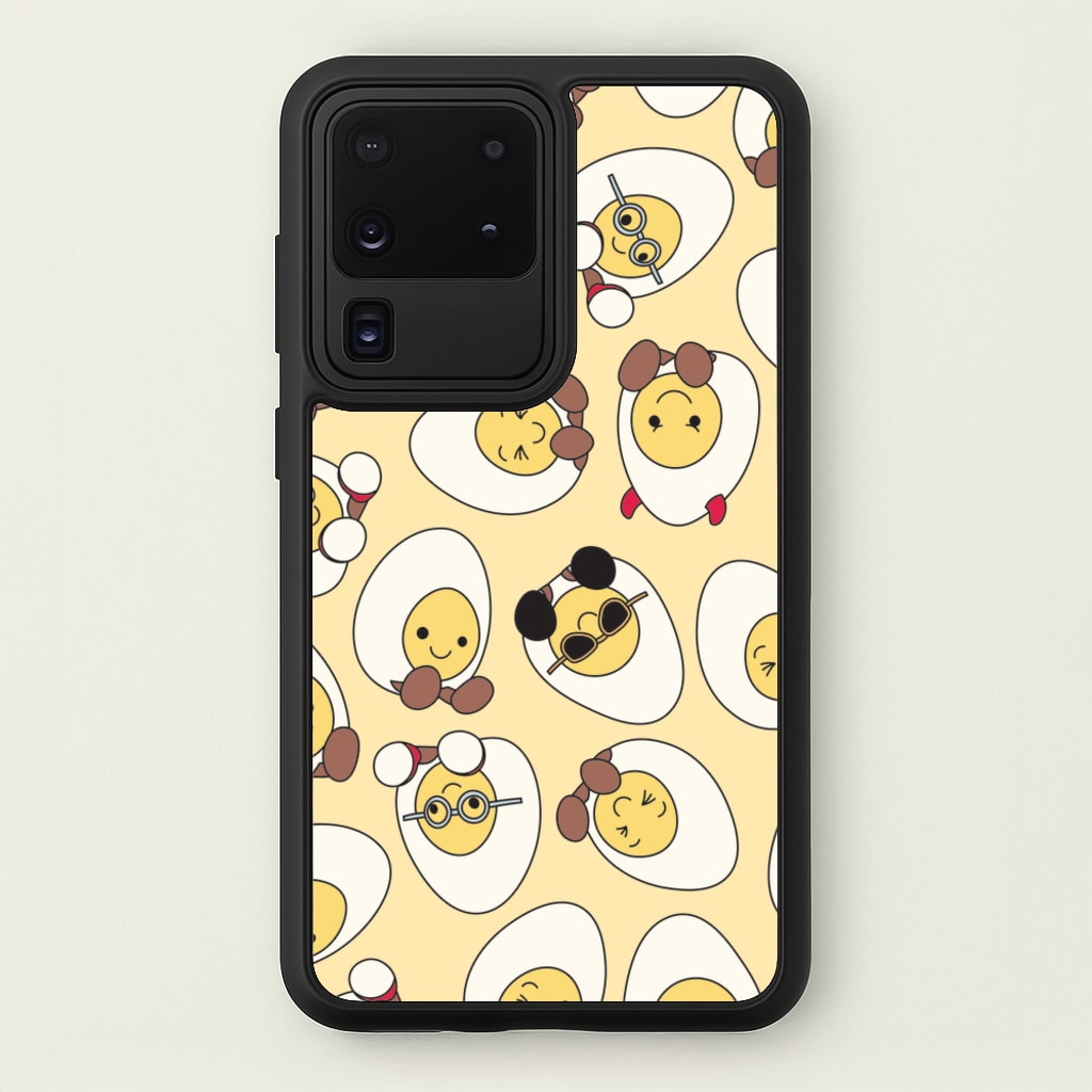 Egg Pattern - Plushy - Plushy Phone Case for Galaxy S20 Ultra